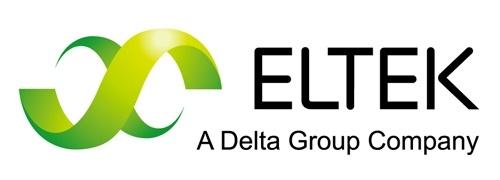 zelené logo spoločnosti a názov spoločnosti ELTEK - A Delta Group Company